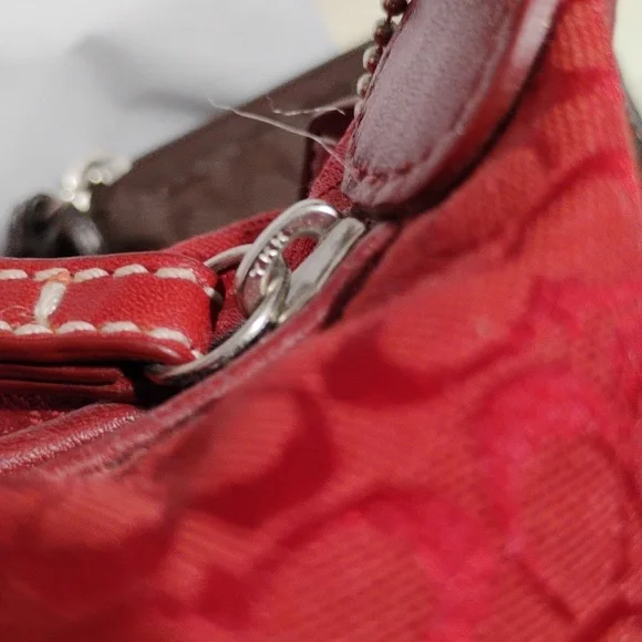 FIRM PRICE! Coach Y2K Signature Collection Mini Canvas/Leather Handbag/Wallet - Picture 9 of 16